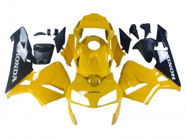 Carenados Moto Honda CBR600RR 2003-2004 - Amarillo Negro Brillante