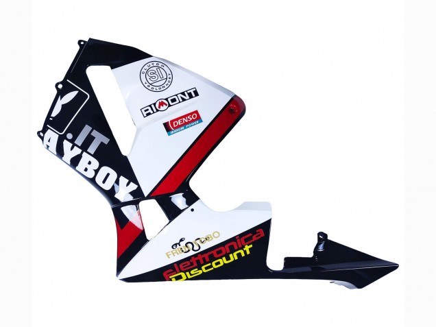 Carenados Moto Honda CBR600RR 2003-2004 - Blanco Rojo Negro Brillante DENSO Rimont