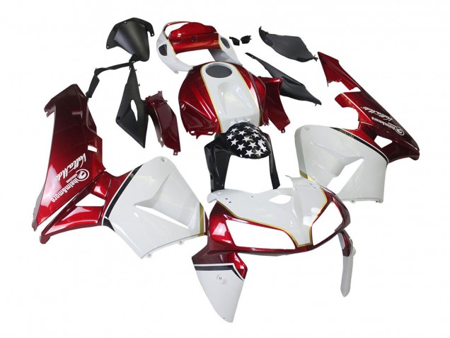Kits Carenado Moto Honda CBR600RR 2005-2006 - Rojo Blanco Negro