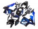 Carenado Moto Honda CBR600RR 2005-2006 - Negro Brillante Azul Llama