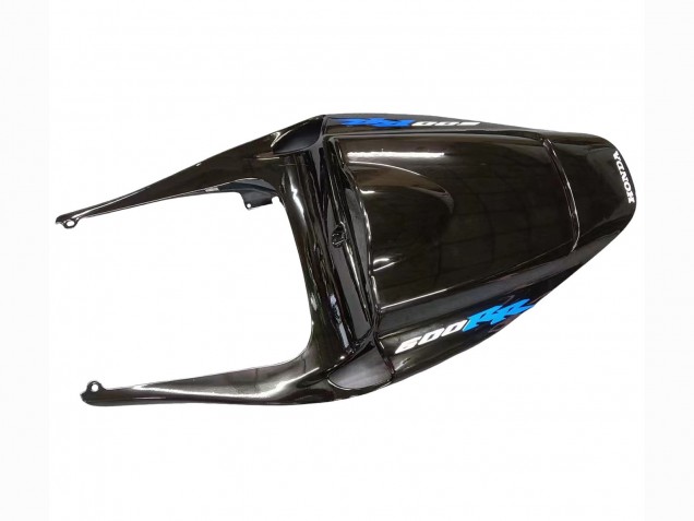 Carenado Moto Honda CBR600RR 2005-2006 - Negro Brillante Azul Llama