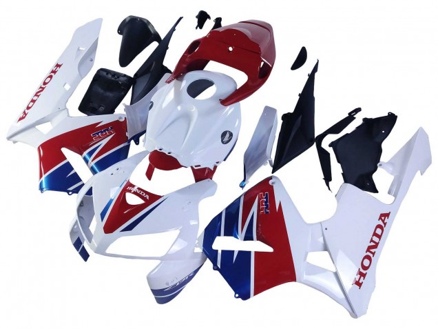 Carenado Moto Honda CBR600RR 2005-2006 - Blanco Rojo Azul HRC