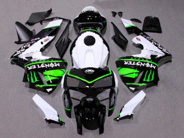 Carenados Moto Honda CBR600RR 2005-2006 - Blanco Negro Verde Monstruo
