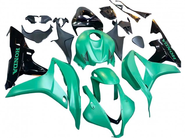 Carenado Moto Honda CBR600RR 2007-2008 - Verde Negro Brillante