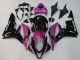 Carenados Moto Honda CBR600RR 2007-2008 - Rosa Negro Brillante Carrera