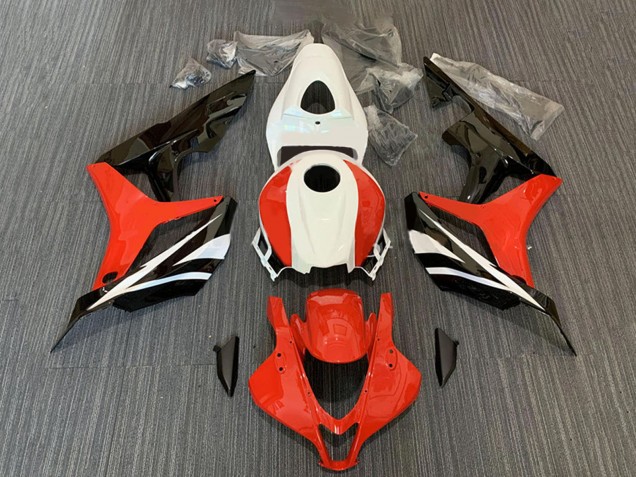 Kits Carenado Moto Honda CBR600RR 2007-2008 - Blanco Rojo Negro Brillante