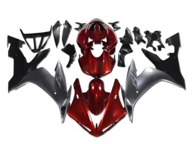 Carenados Moto Yamaha YZF R1 2002-2003 - Rojo Plata Negro