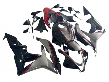 Carenados Moto Honda CBR600RR 2007-2008 - Plata Rojo Negro Brillante