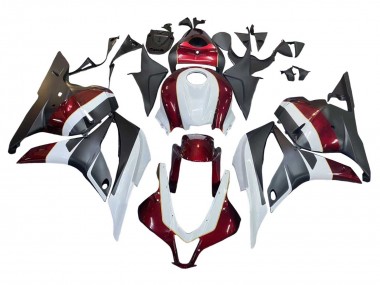 Carenados Moto Honda CBR600RR 2009-2012 - Blanco Rojo Negro Mate