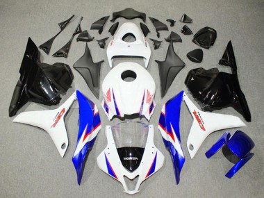 Carenado Moto Honda CBR600RR 2009-2012 - Blanco Azul Negro Brillante