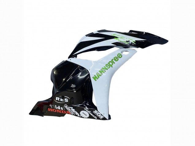 Carenados Moto Honda CBR600RR 2009-2012 - Blanco Verde Negro Brillante Hannspree