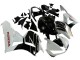 Kits Carenado Moto Honda CBR600RR 2013-2023 - Blanco Negro Brillante