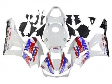 Carenado Moto Honda CBR600RR 2013-2023 - Blanco Rojo Azul HRC