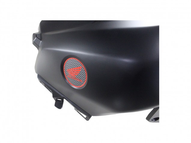 Carenados Moto Honda CBR600RR 2013-2023 - Negro Mate Rojo Calcomanías