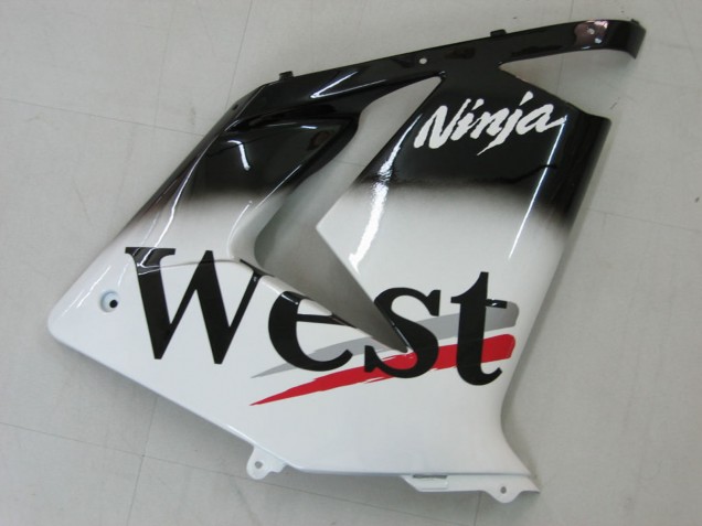 Carenados Moto Kawasaki ZX10R 2004-2005 - Blanco Negro West Ninja
