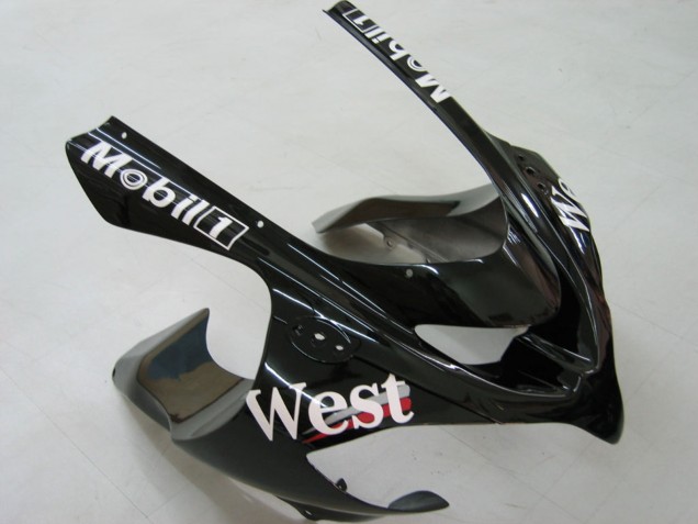 Carenados Moto Kawasaki ZX10R 2004-2005 - Blanco Negro West Ninja