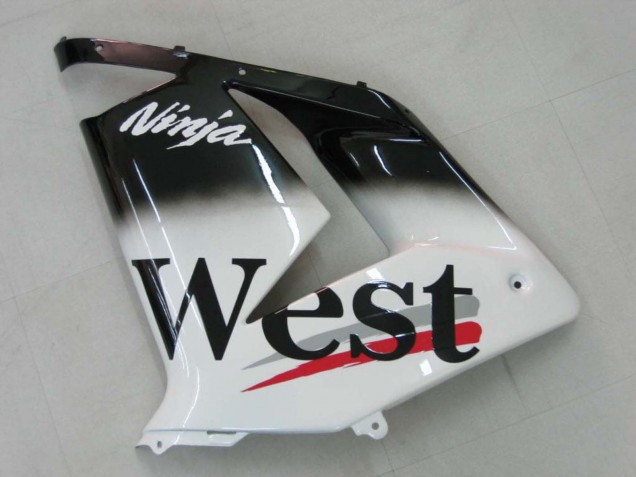 Carenados Moto Kawasaki ZX10R 2004-2005 - Blanco Negro West Ninja