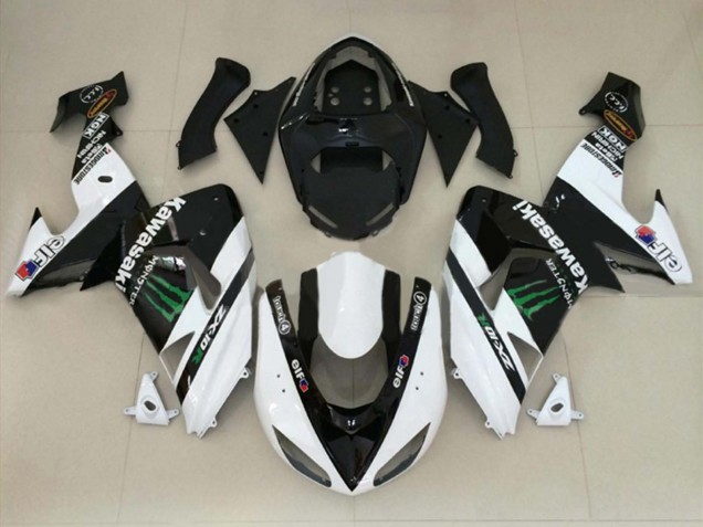 Carenados Moto Kawasaki ZX10R 2004-2005 - Verde Rojo Negro