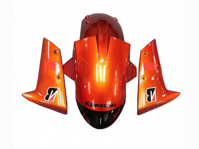 Carenados Moto Kawasaki ZX10R 2004-2005 - Burnt Naranja Negro Monstruo Elf