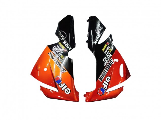 Carenados Moto Kawasaki ZX10R 2004-2005 - Burnt Naranja Negro Monstruo Elf
