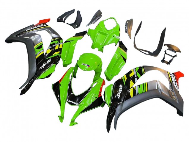 Carenados Moto Kawasaki ZX10R 2016-2020 - Verde Rojo Gris