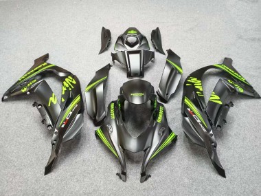 Carenados Moto Kawasaki ZX10R 2016-2020 - Negro Mate Verde