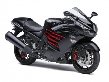 Carenados Moto Kawasaki ZX14R ZZR1400 2012-2024 - Negro Mate Rojo Blanco Ninja