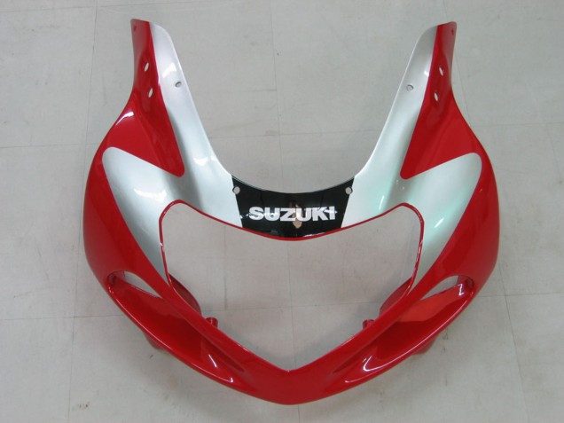 Carenados Moto Suzuki GSXR1000 2000-2002 - Rojo Plata Blanco Negro