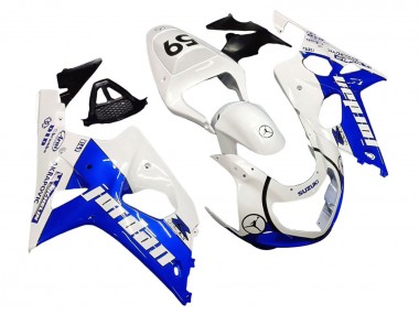 Carenados Moto Suzuki GSXR1000 2000-2002 - Blanco Azul Jordan 59