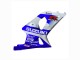 Carenados Moto Suzuki GSXR1000 2000-2002 - Azul Blanco Plata Castrol Dunlop