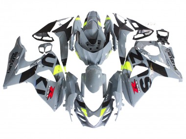 Carenados Moto Suzuki GSXR 1000 2009-2016 - Gris Neon Amarillo Negro Motul