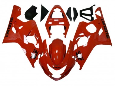 Carenado Moto Suzuki GSXR 600 / GSXR 750 2004-2005 - Rojo Negro