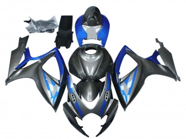 Carenados Moto Suzuki GSXR 600 / GSXR 750 2006-2007 - Azul Gris Negro