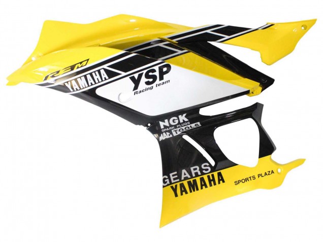 Carenados Moto Yamaha YZF R3/R25 2019-2021 - Amarillo Blanco Negro Raya