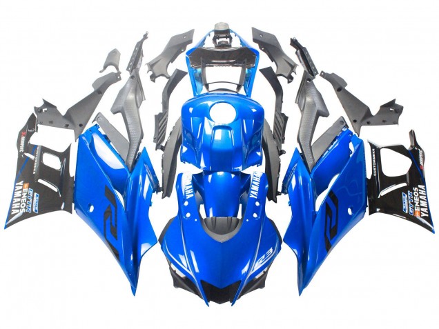 Carenados Moto Yamaha YZF R3/R25 2022-2024 - Azul Negro ENEOS