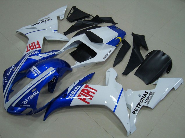 Carenados Moto Yamaha YZF R1 2002-2003 - Blanco Azul Rojo Fiat