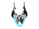 Carenados Moto Yamaha YZF 1000 R1 2007-2008 - Azul Claro Verde Lima Negro