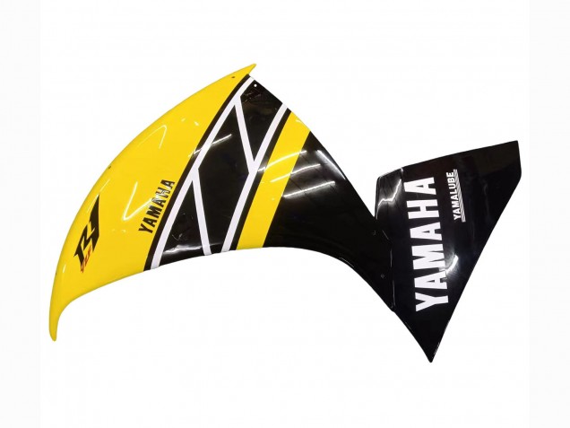 Kits Carenado Moto Yamaha YZF 1000 R1 2009-2011 - Amarillo Blanco Negro Raya