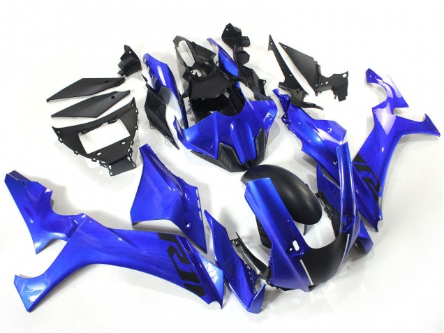 Carenados Moto Yamaha YZF 1000 R1 2020-2025 - Azul Negro Mate