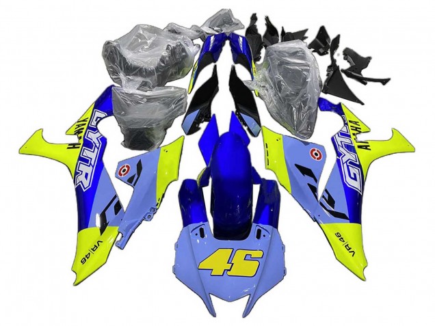 Carenados Moto Yamaha YZF 1000 R1 2020-2025 - Azul Amarillo GYTR 46