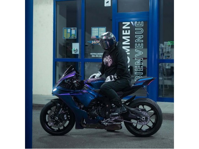 Carenados Moto Yamaha YZF 1000 R1 2020-2025 - Gradiente Azul Púrpura