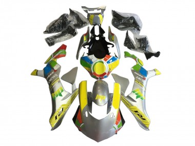 Carenados Moto Yamaha YZF 1000 R1 2020-2025 - Plata Amarillo Rojo Azul Ohlins
