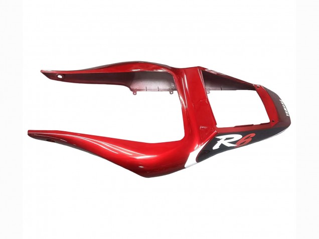 Carenados Moto Yamaha YZF 600 R6 1998-2002 - Rojo Blanco Negro Brillante