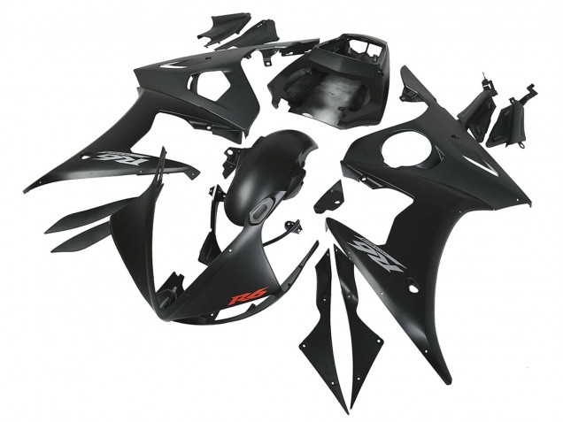 Carenados Moto Yamaha YZF R6 2003-2004 - Negro Mate