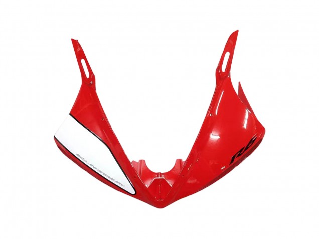 Carenado Moto Yamaha YZF R6S 2006-2009 - Blanco Rojo Negro Brillante