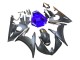 Carenados Moto Yamaha YZF R6 2003-2004 - Azul Negro Mate
