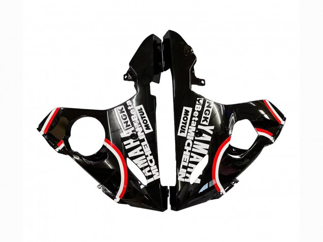 Carenados Moto Yamaha YZF R6S 2006-2009 - Negro Brillante Rojo Blanco Lucky Strike Motul