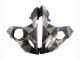 Carenados Moto Yamaha YZF R6 2003-2004 - Gris Negro Mate Geométrico