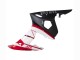 Carenados Moto Yamaha YZF R6 2003-2004 - Rojo Blanco Negro Mate