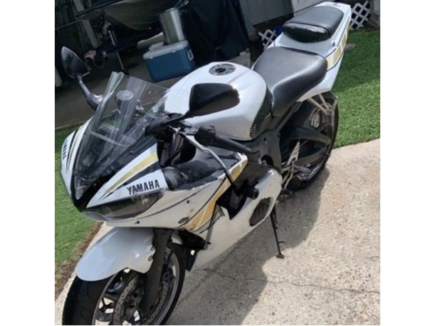 Carenados Moto Yamaha YZF R6 2003-2004 - Blanco Oro